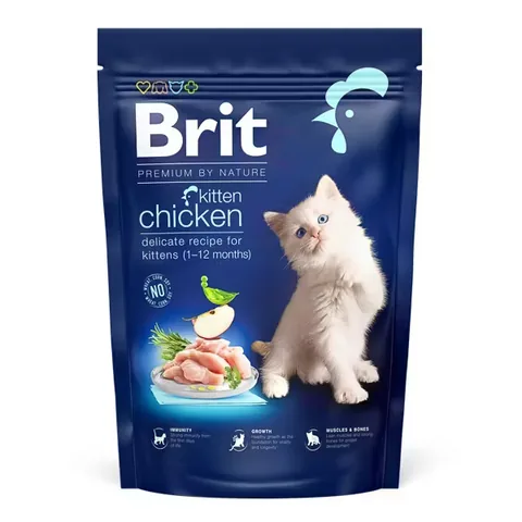 Hrana Uscata Pisici Brit Premium by Nature Pui pentru Pisoi 800g