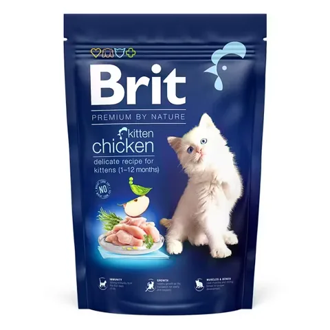 Hrana Uscata pentru Pisici Brit Premium by Nature Pui pentru Pisoi 1.5kg