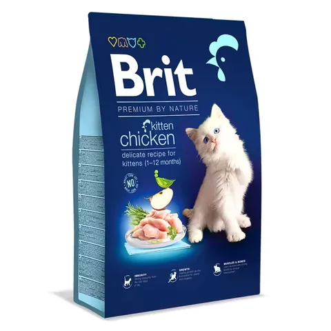Hrana Uscata pentru Pisici Brit Premium by Nature Kitten Chicken 8kg