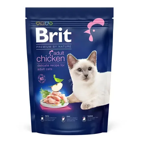 Hrana Uscata Pisici Brit Premium by Nature Adult Pui 800g