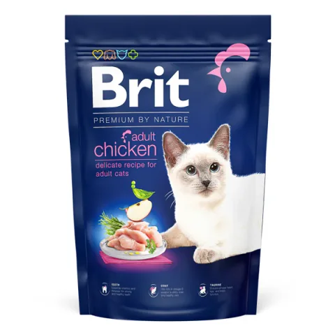 Hrana Uscata Pentru Pisici Brit Premium By Nature Adult Pui 1.5kg