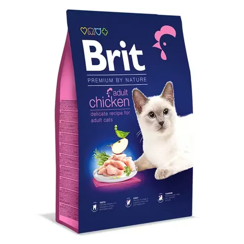 Hrana Uscata pentru Pisici Brit Premium by Nature Cat Adult Pui 8kg