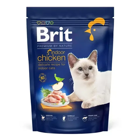 Hrana Uscata pentru Pisici Brit Premium by Nature Cat Indoor Chicken 800g