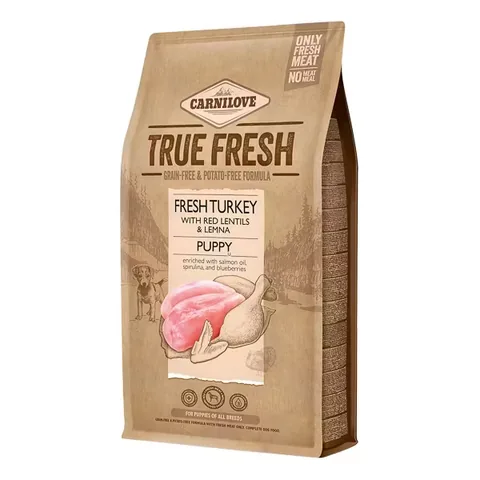 Hrana Uscata Pentru Catei Carnilove True Fresh Turkey Puppy 1.4kg