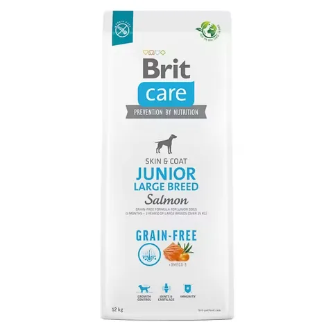 Brit Care Dog Grain-Free Junior Large Breed Somon 12kg
