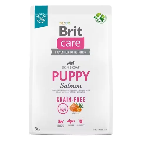 Hrana Uscata Caini Brit Care Dog Grain-Free Puppy 3kg Somon