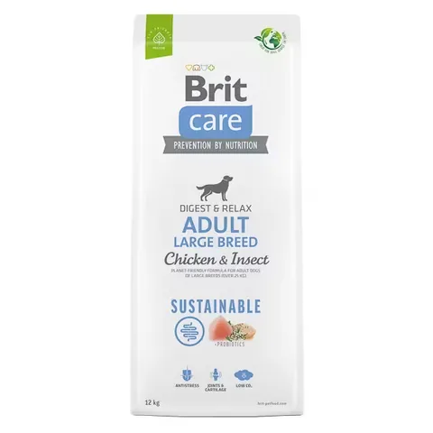 Hrană Uscată Câini Brit Care Sustainable Adult Large Breed 12kg Pui