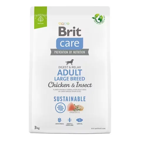 Hrana Uscata pentru Caini Brit Care Sustainable Adult Large Breed 3kg