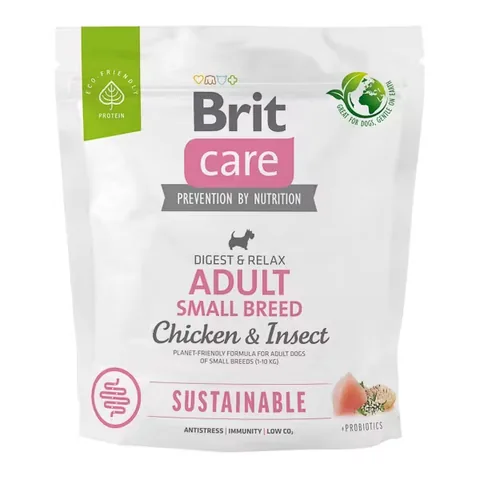 Hrana Uscata Caini Brit Care Sustainable Adult Small Breed 1kg