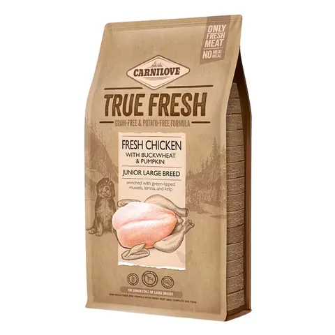 Hrana Uscata Caini Carnilove True Fresh Chicken Junior Large Breed 4kg