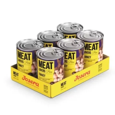Hrana Umeda pentru Caini Josera Meatlovers Pure Turkey 6x800g