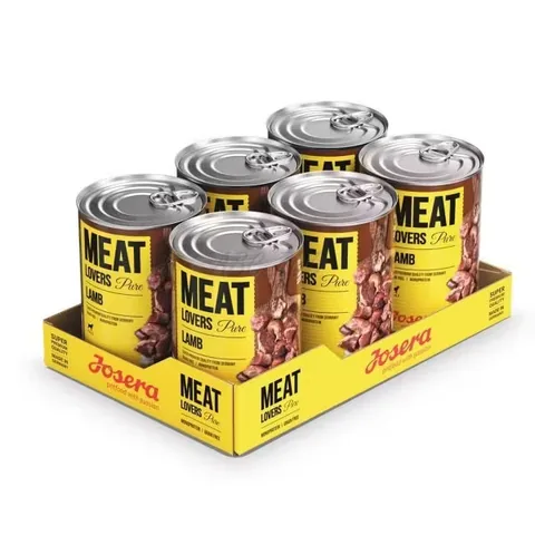 Hrana Umeda pentru Caini Josera Meatlovers Pure Lamb 6x400g