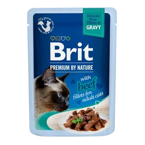 Hrana Umeda pentru Pisici Brit Premium Delicate Vita in Sos 85g