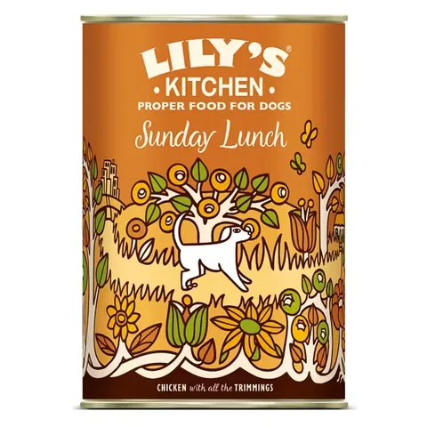 Hrana umeda pentru caini Lily's Kitchen Sunday Lunch Pui si Legume 400g