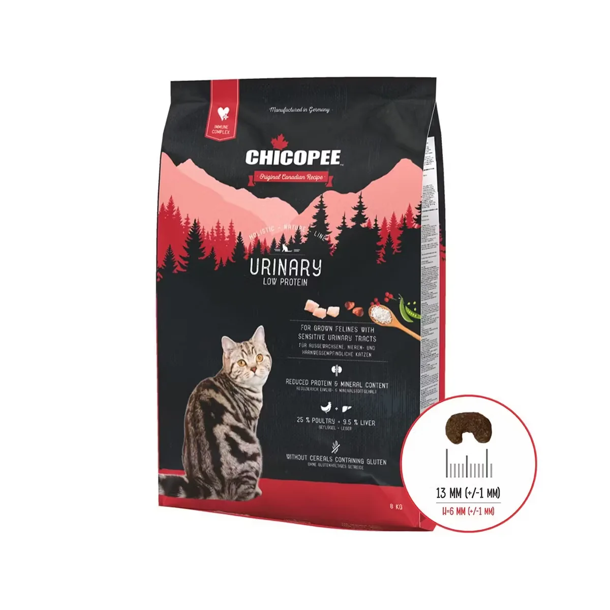 Hrana Uscata Pisici Chicopee Holistic Nature Line Urinary Low Protein 8kg