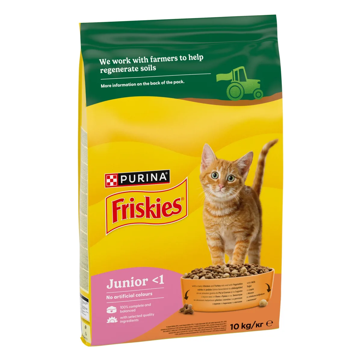 Hrana Uscata pentru Pisici Friskies Junior Pui Lapte si Legume 10kg