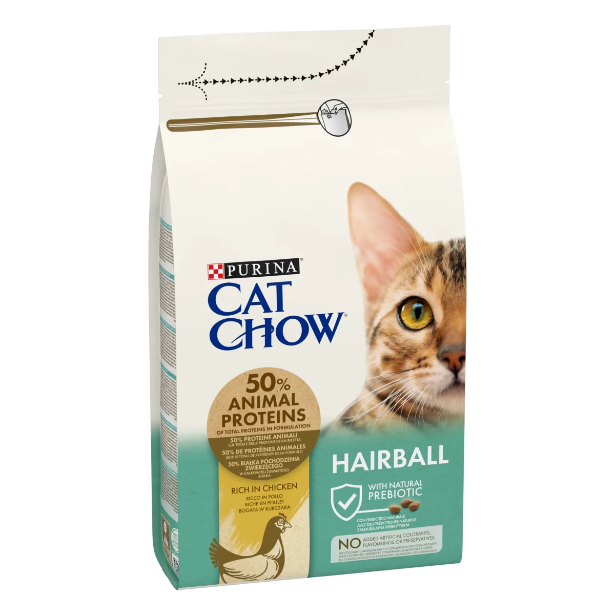 Hrana Uscata pentru Pisici Cat Chow Hairball Control 1.5kg 49223370572100