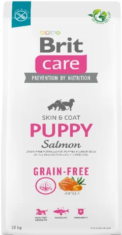 Brit Care Dog Grain-Free Puppy Somon 12kg