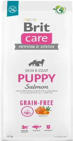 Hrana Uscata Caini Brit Care Grain-free Puppy Somon 12kg