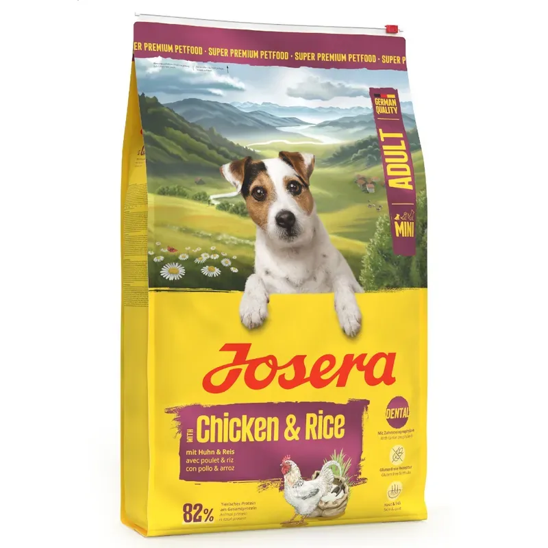 Hrana Uscata pentru Caini Josera Adult Mini Pui si Orez 10kg