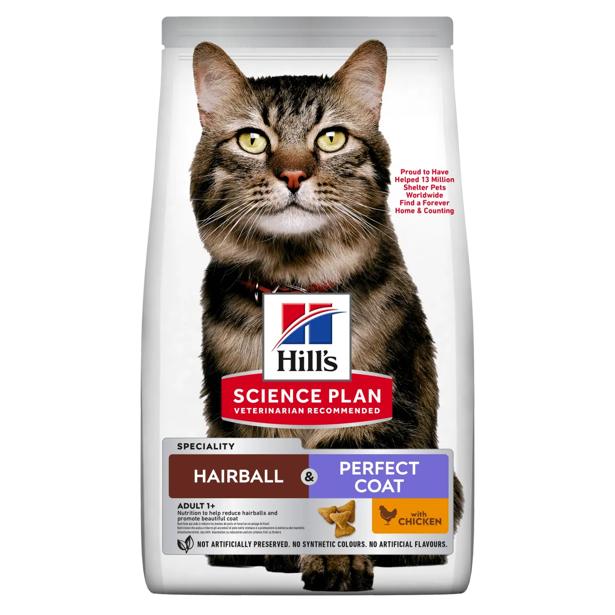 Hrana Uscata Pisici Hill's Science Plan Hairball and Perfect Coat Pui 1.5kg
