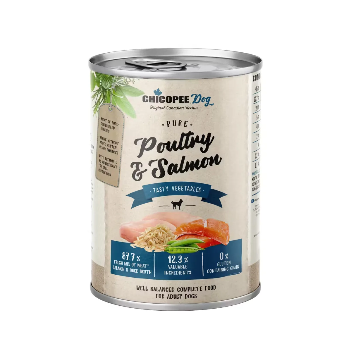 Hrana Umeda pentru Caini Chicopee Poultry & Salmon Adult 400g