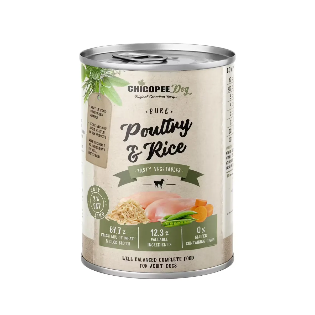 Hrana Umeda pentru Caini Chicopee Poultry & Rice Adult 400g