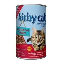 Hrana Umeda pentru Pisici Kirby Cat Somon 415g