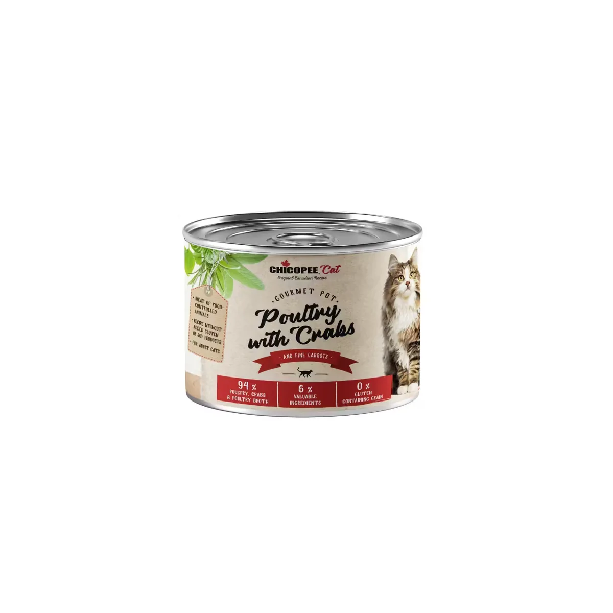 Hrana Umeda pentru Pisici Chicopee Poultry with Crabs Adult 195g