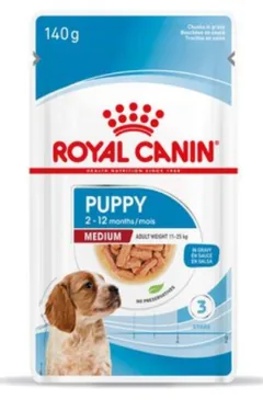 Hrană Umedă pentru Căței Royal Canin Medium Puppy 140g