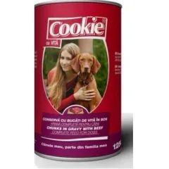 Hrana Umeda Caini Cookie Vita in Sos 400g
