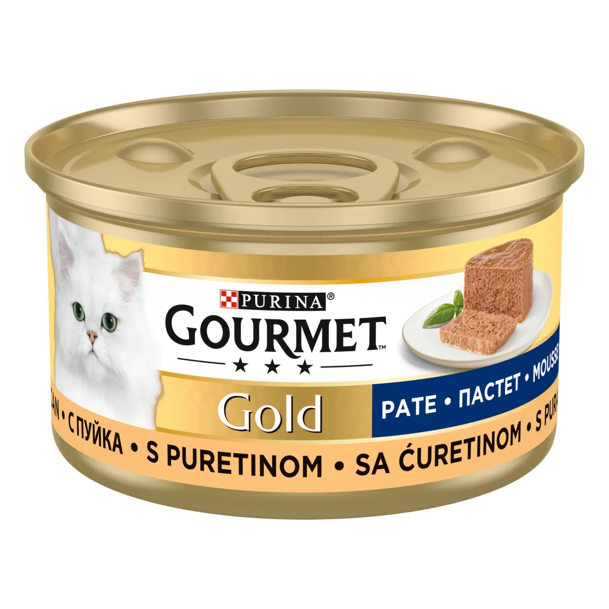 Hrana Umeda Pentru Pisici Gourmet Gold Mousse Curcan 85g