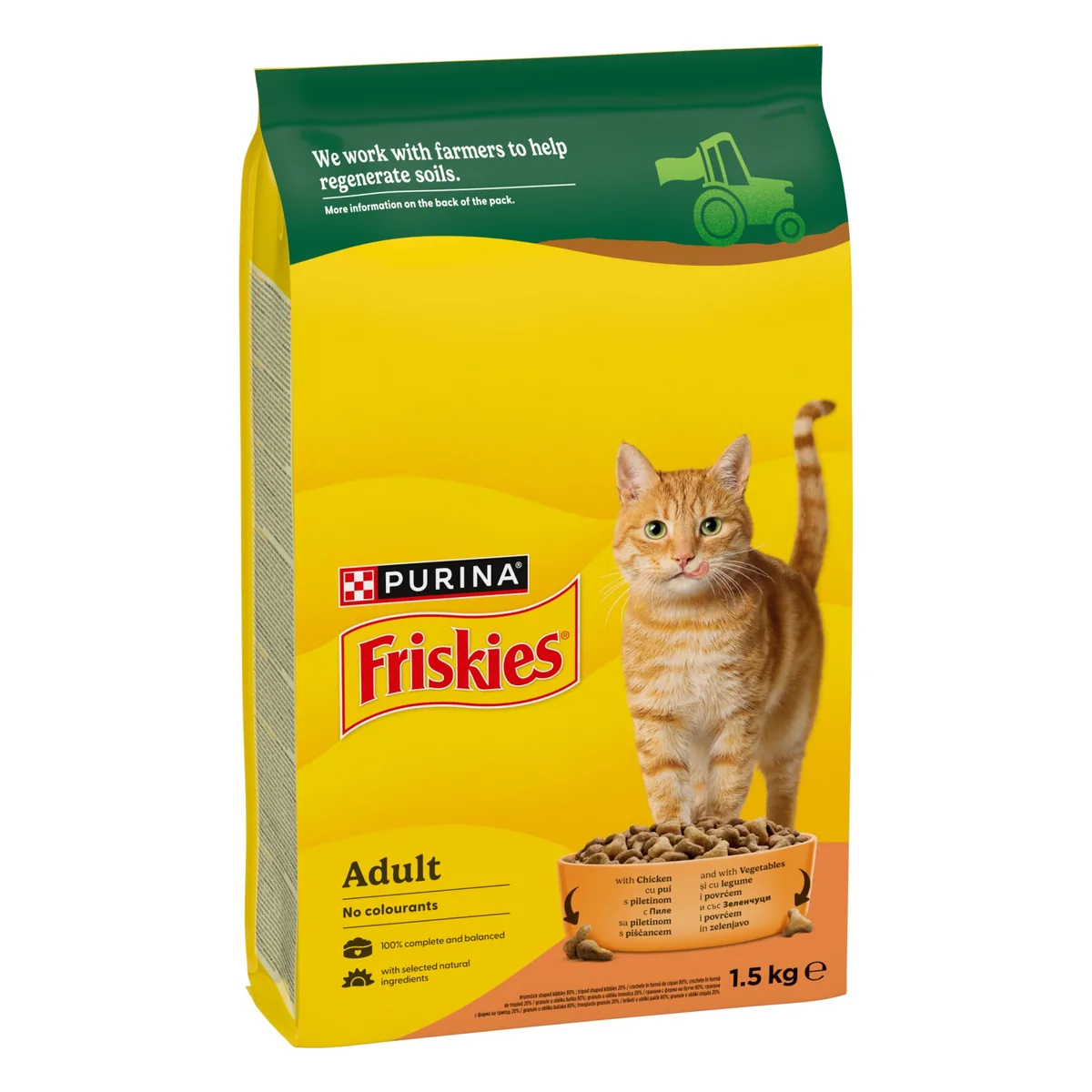 Hrana Uscata pentru Pisici Friskies Carne Pui Legume 1.5kg