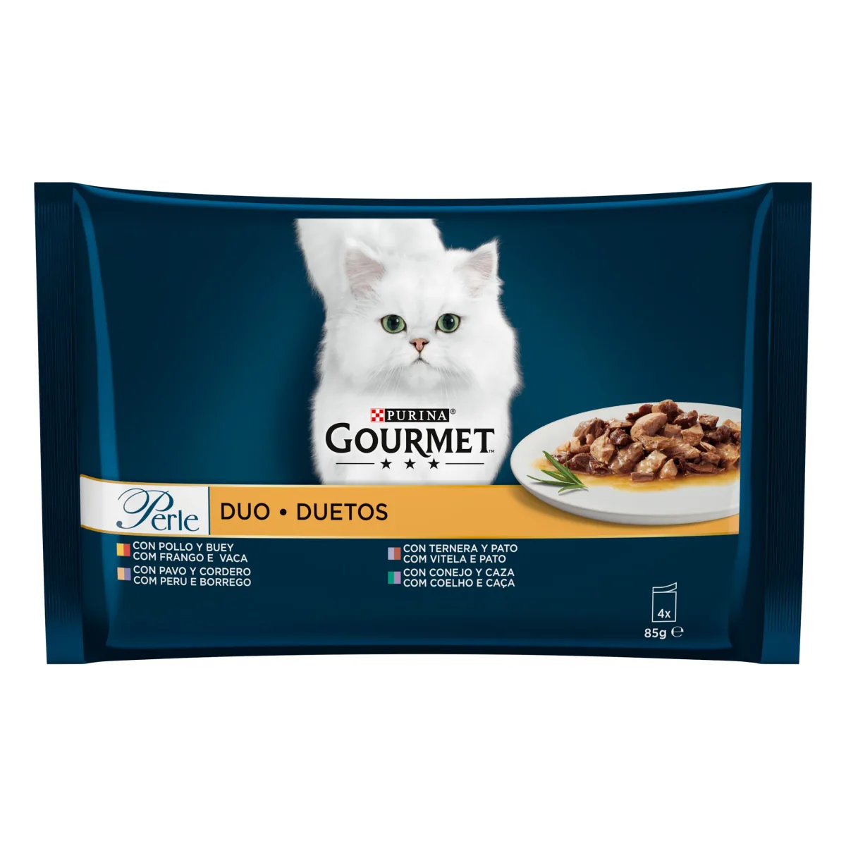 Hrana Umeda pentru Pisici Gourmet Perle Carne Frageda in Sos 4x85g