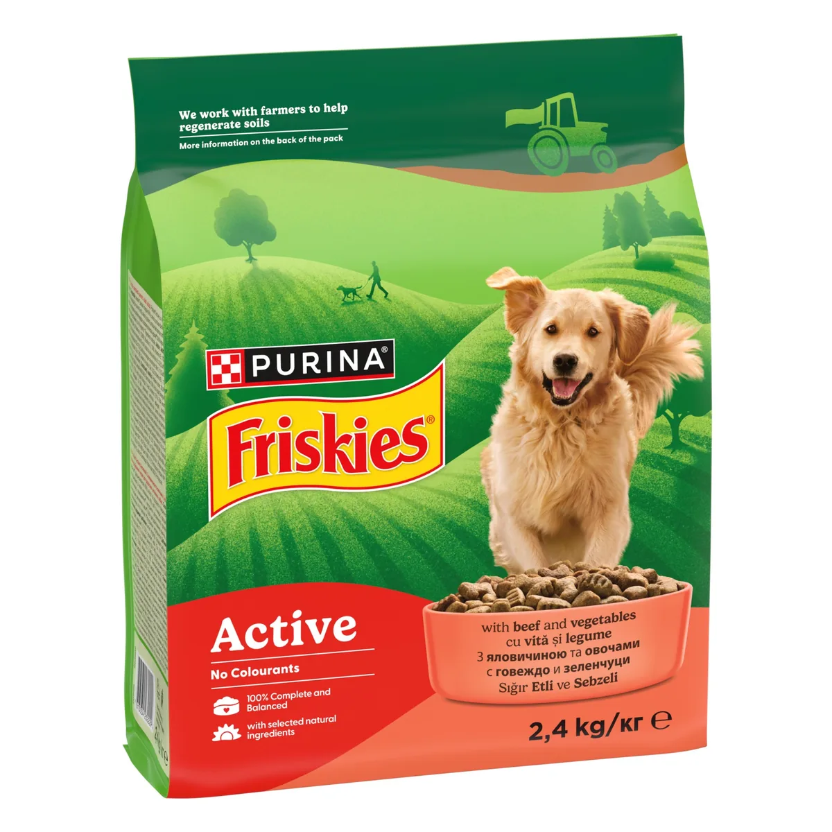 Hrana Uscata pentru Caini Friskies Dog Adult Active 2.4kg