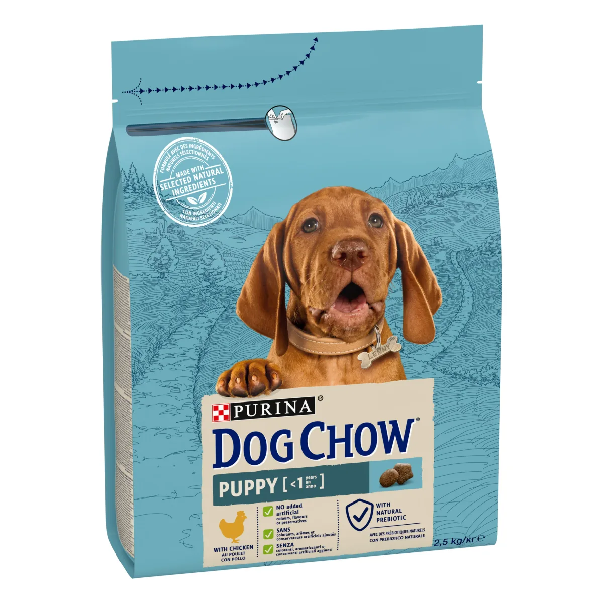 Hrana Uscata pentru Caini Dog Chow Junior Pui 2.5kg