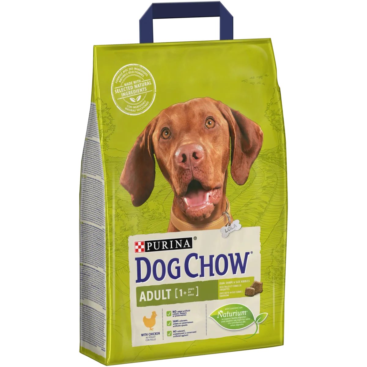 Hrana Uscata pentru Caini Dog Chow Adult Talie Medie Pui 2.5kg