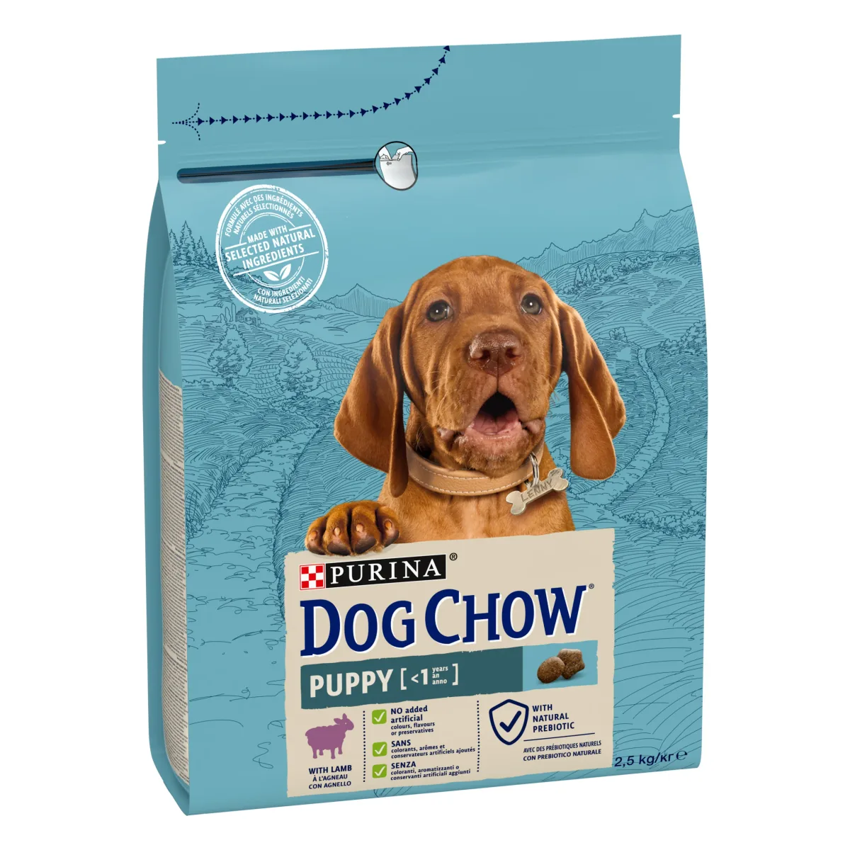 Hrana Uscata pentru Caini Dog Chow Junior Miel 2.5kg