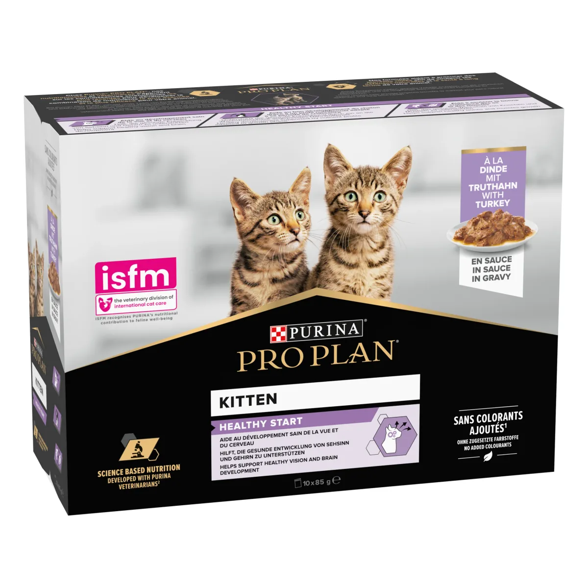 Hrana Umeda pentru Pisici Pro Plan Junior Healthy Start Curcan Pate 10x85g