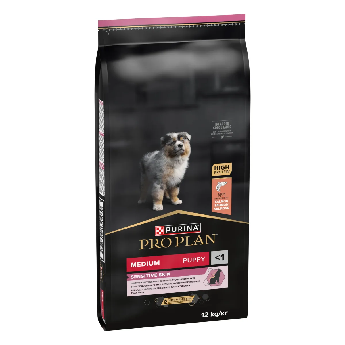 Hrana Uscata pentru Câini Pro Plan Medium Puppy Piele Sensibila Somon 3kg