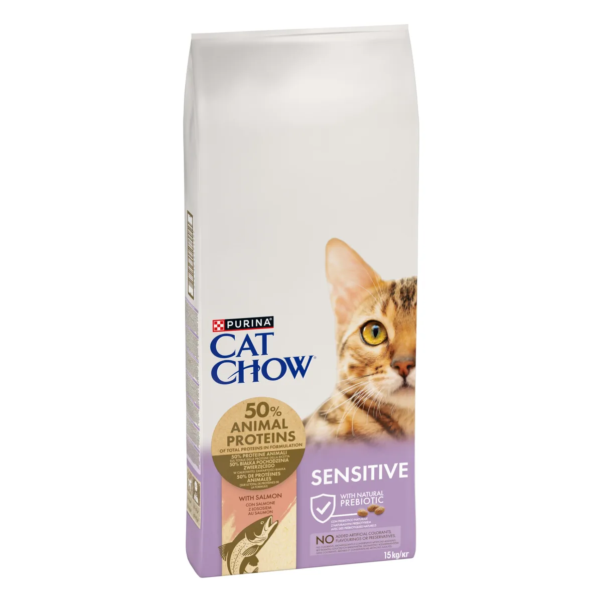 Hrana Uscata pentru Pisici Cat Chow Sensitive Somon 15kg