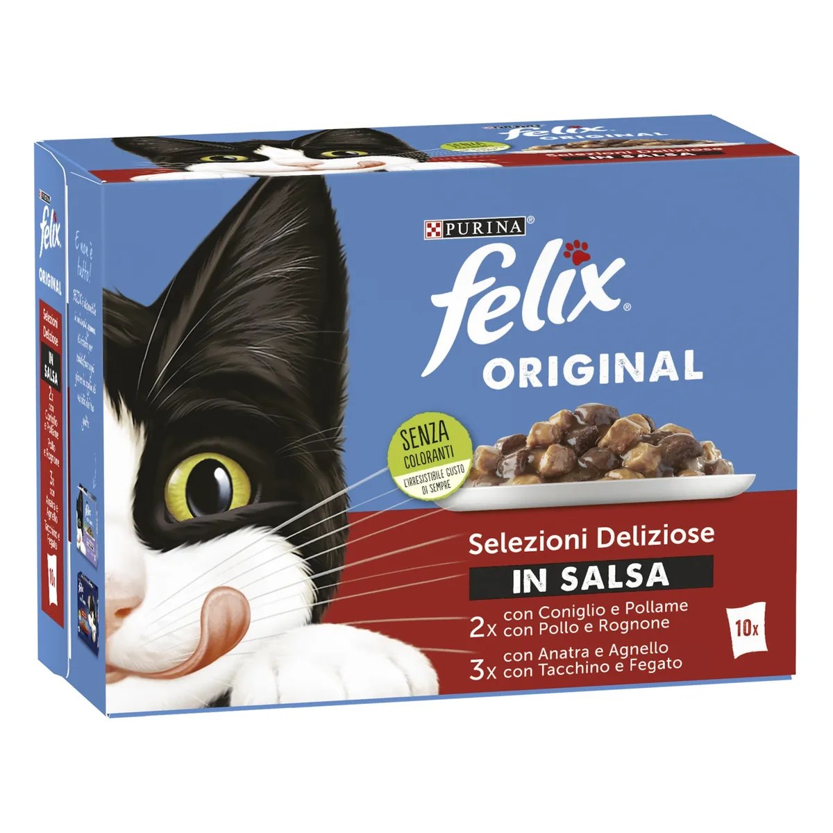 Felix Fantastic Original Plic Rata/Miel 10x85g