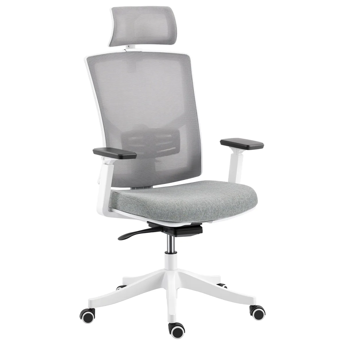 Scaun de Birou HOMCOM Ergonomic Respirabil Suport Lombar Dinamic 4D Multicolor