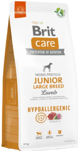 Hrana Uscata pentru Caini Brit Care Hypoallergenic Junior Large Breed Miel 3kg