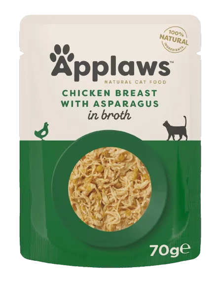 Plic Applaws Piept Pui Cu Sparanghel 70g