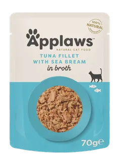 Hrana pentru Pisici Applaws File Ton si Dorada 70g