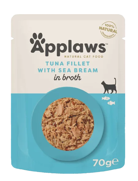 Hrana pentru Pisici Applaws File Ton si Dorada 70g