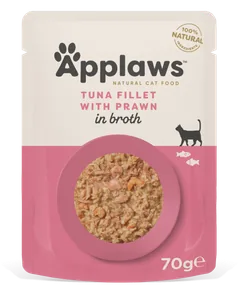 Plic Hrana Pisici Applaws File Ton Cu Creveti Black Tiger 70g