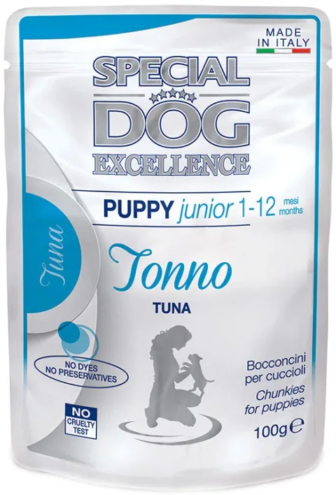 Hrana Umeda pentru Caini Monge Special Dog Excellence Puppy si Junior Ton 100g