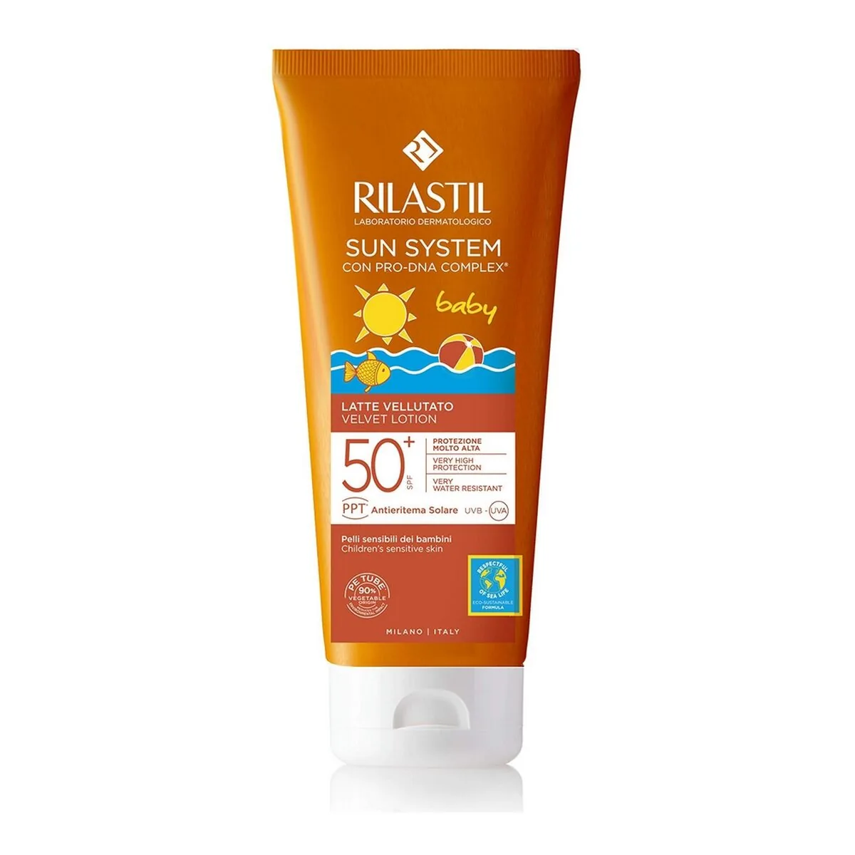 Lapte de Protecție Solară Rilastil Sun System SPF 50+ Copii 200ml